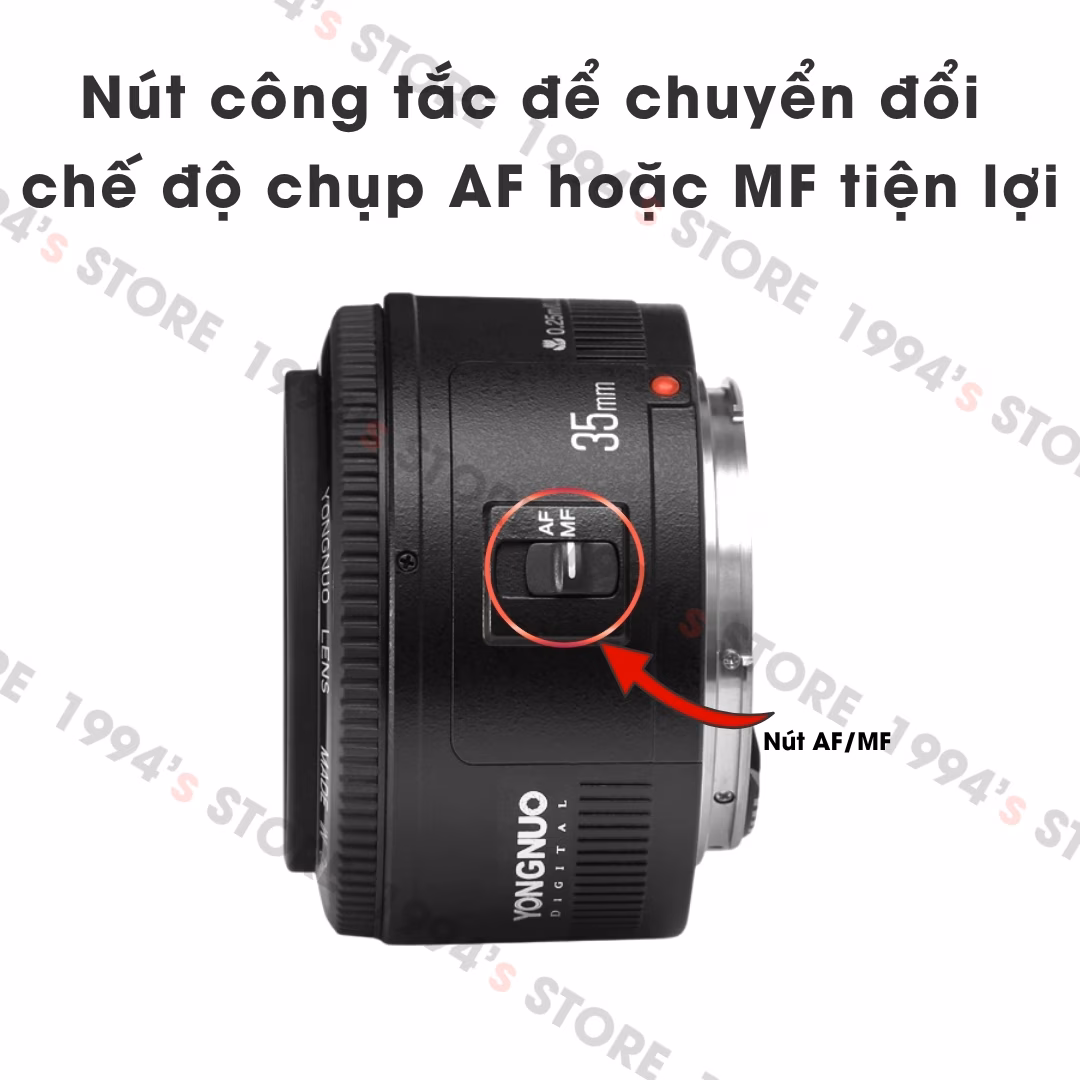 yongnuo 35mm f2 af canon bảo hành 12 tháng
