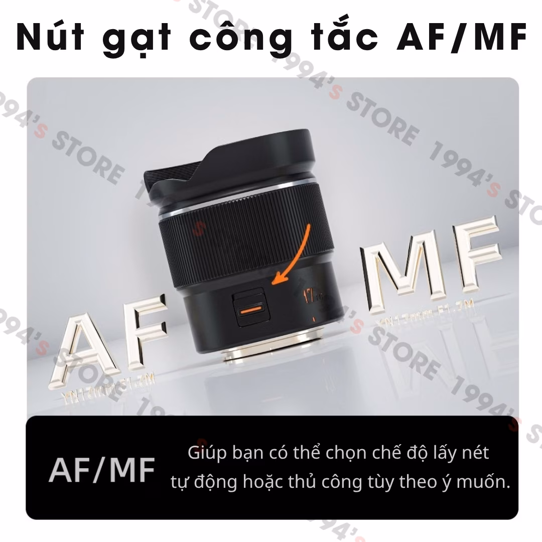 ống kính yongnuo 17mm f1.7 chính hãng giá tốt