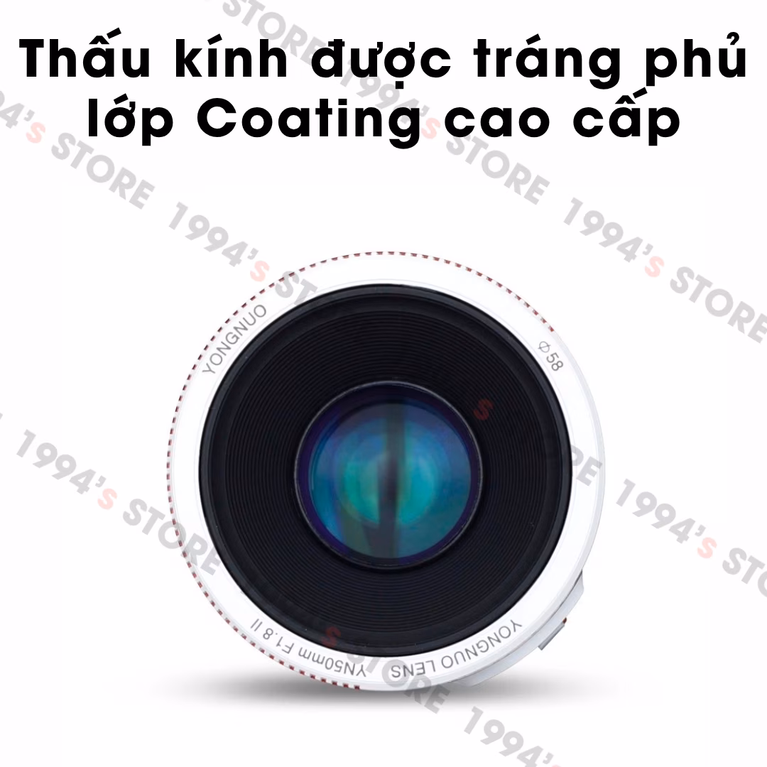 Lens Yongnuo 50mm F1.8 Mark II Fullbox mới