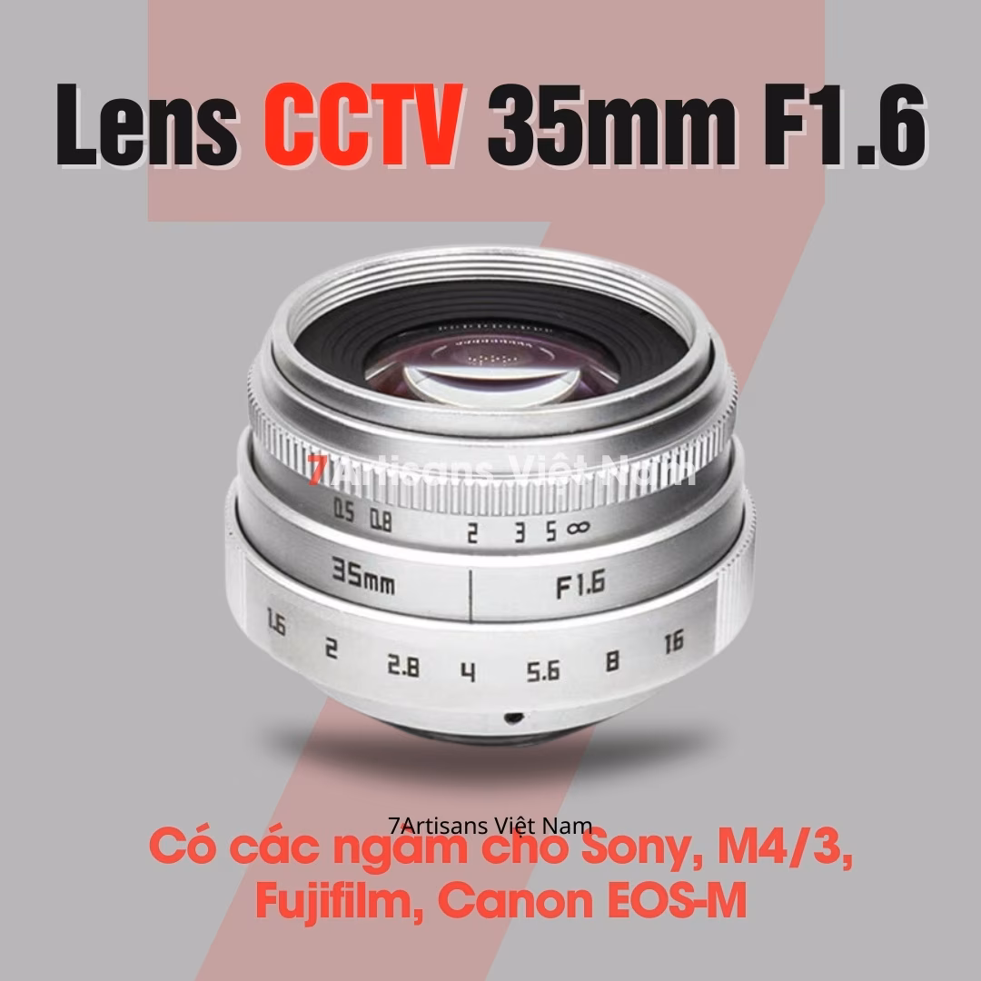Fujian CCTV 35mm F1.6 HD Phiên bản VIII 2026