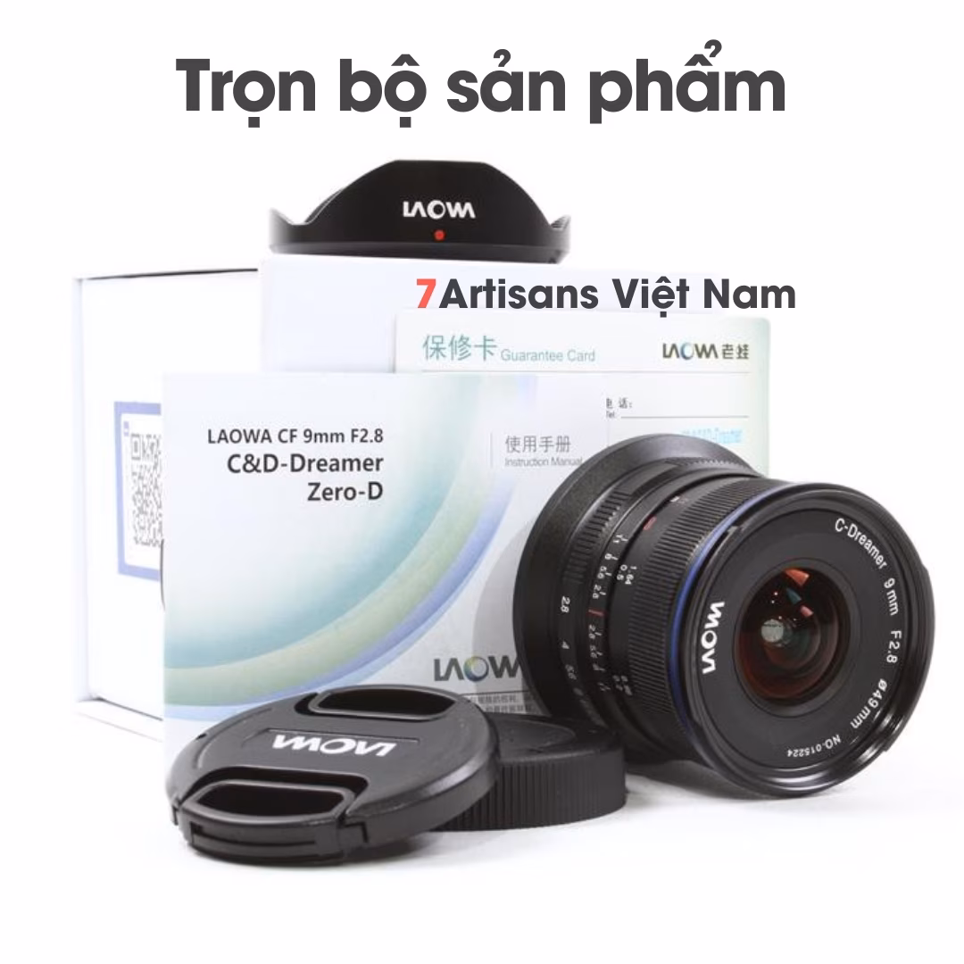 Laowa 9mm F2.8 cho Canon RF (R7, R10, R50)