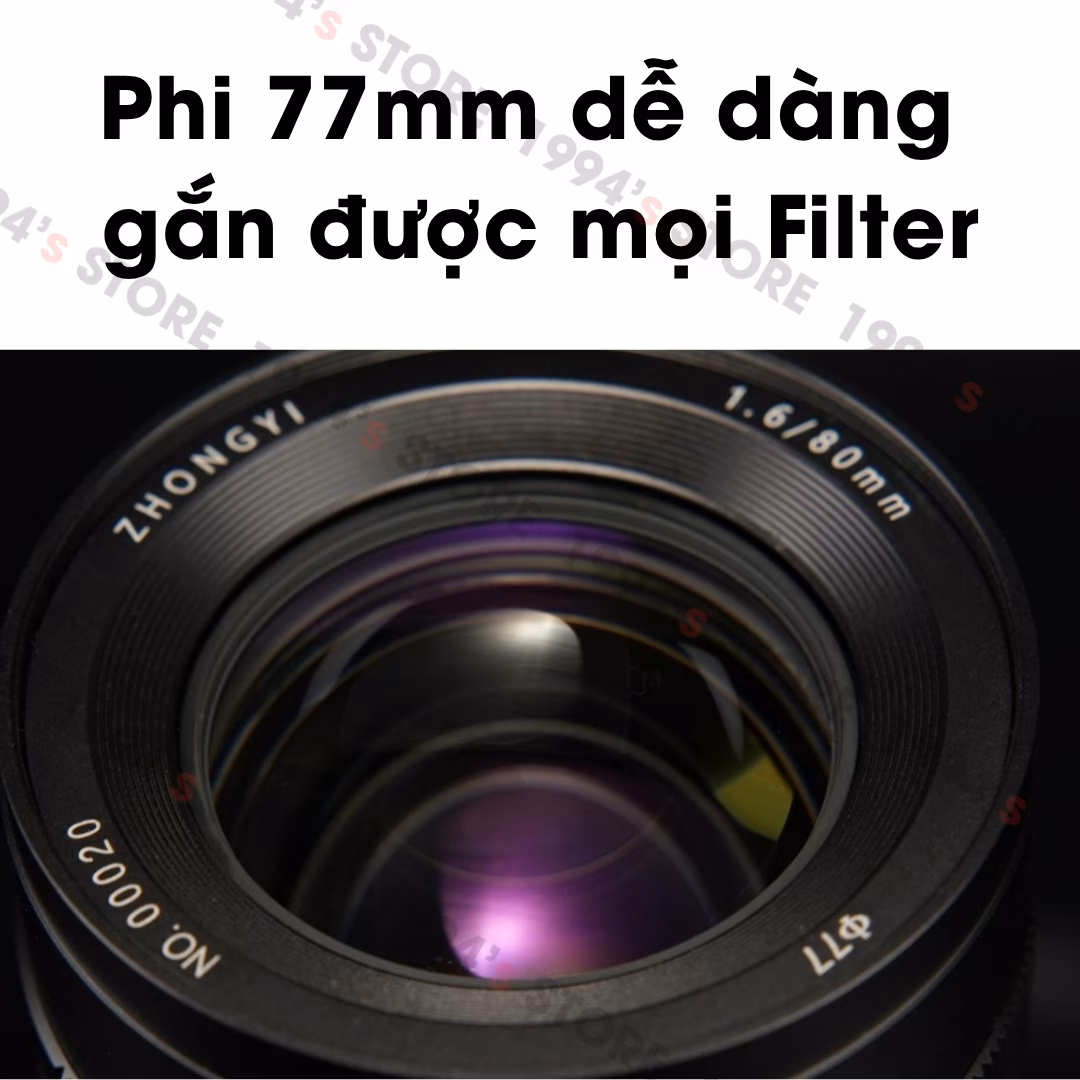 Mitakon Zhongyi Speedmaster 80mm F1.6 Medium Format