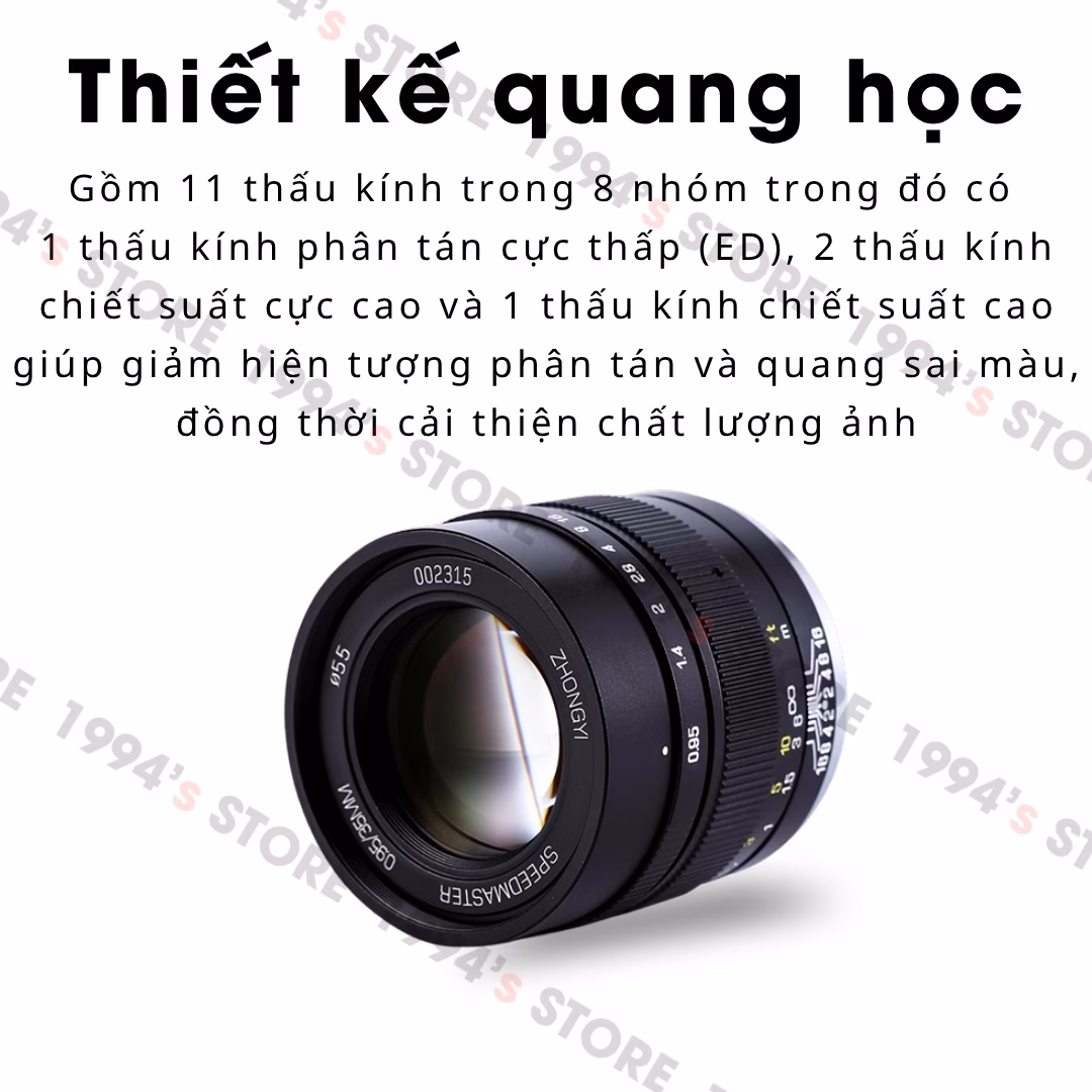 Ống kính Zhongyi Mitakon Speed Master 35mm F0.95 Mark II
