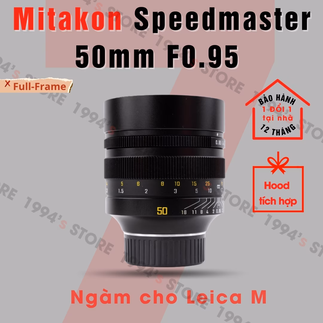 Ống kính Zhongyi Mitakon Speedmaster 50mm F0.95 for Leica M