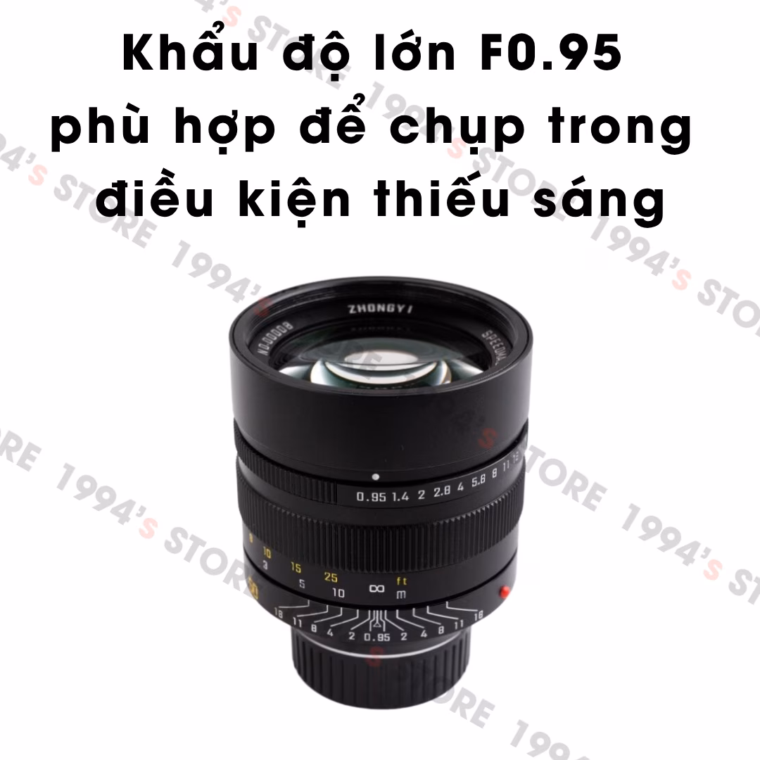 Ống kính Zhongyi Mitakon Speedmaster 50mm F0.95 for Leica M