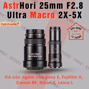 AstrHori 25mm F2.8 Ultra Macro 2X-5X dành cho Full-Frame