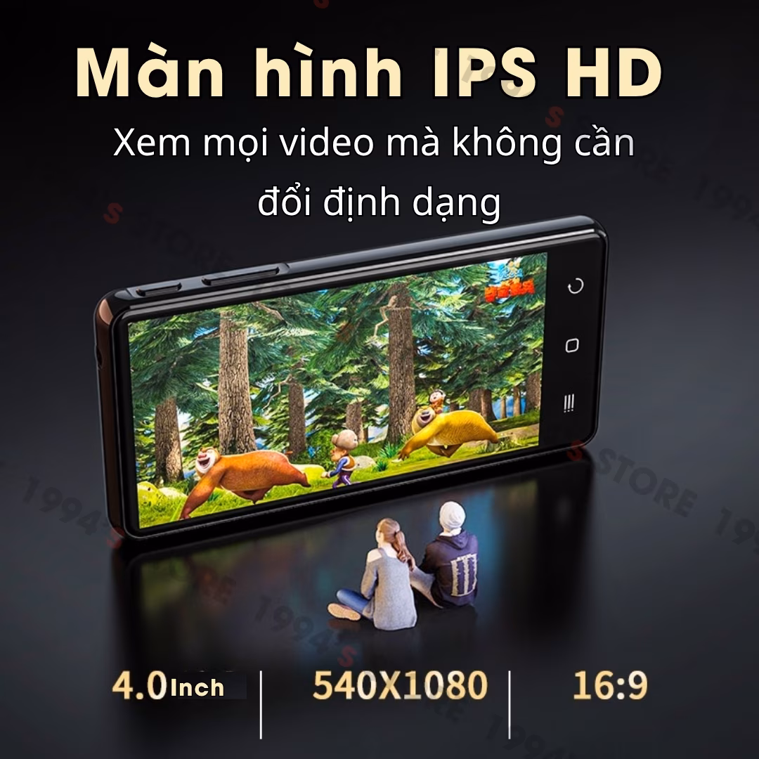 Bản 2026 Ruizu H8 Máy Nghe Nhạc cap cấp Quốc tế MP3/MP4/MP5