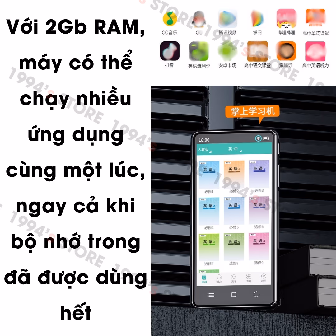 Bản 2026 Ruizu H8 Máy Nghe Nhạc cap cấp Quốc tế MP3/MP4/MP5