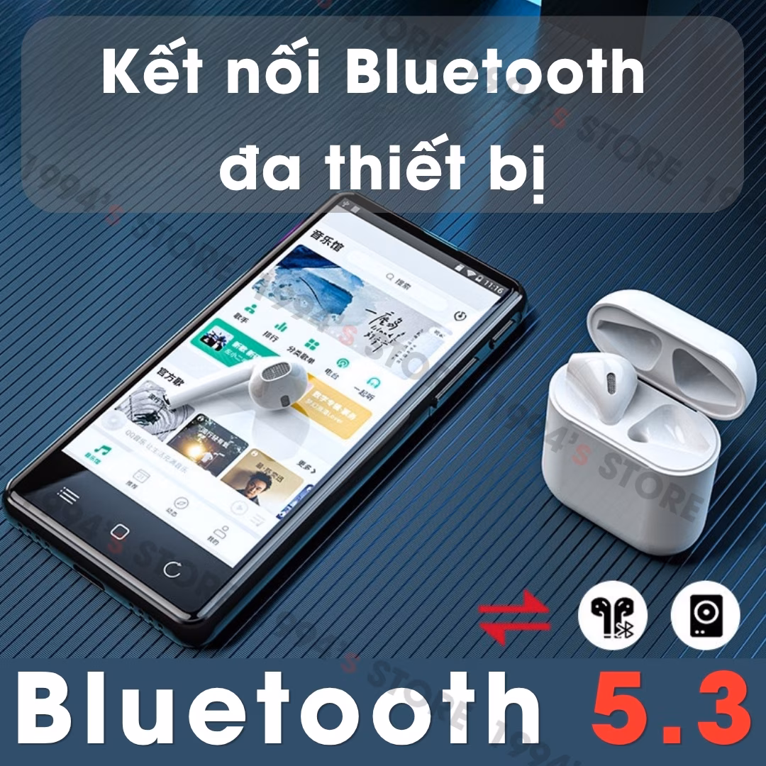 Bản 2026 Ruizu H8 Máy Nghe Nhạc cap cấp Quốc tế MP3/MP4/MP5