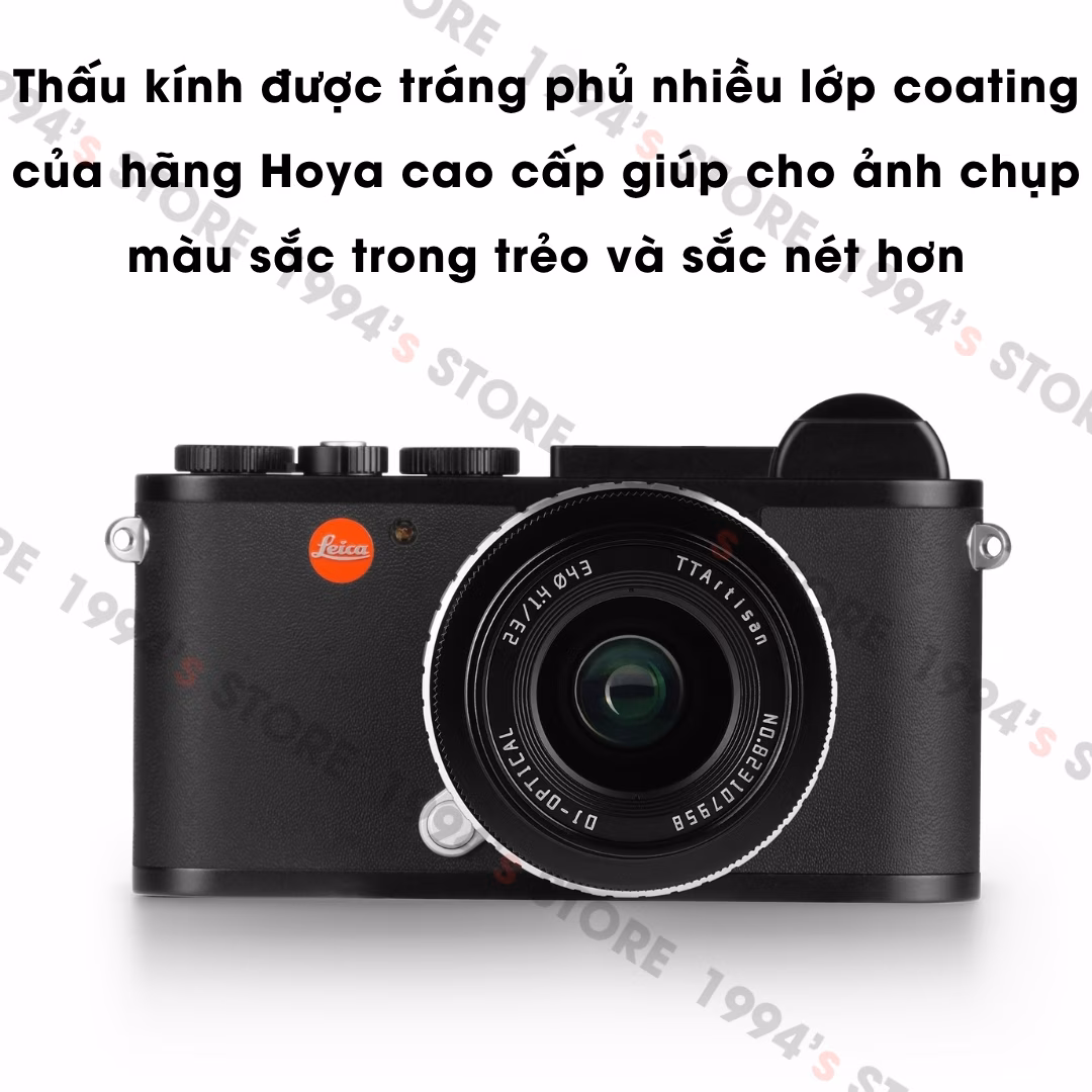 Ống kính TTArtisan 23mm F1.4 góc rộng đa dụng nhỏ gọn khẩu độ lớn