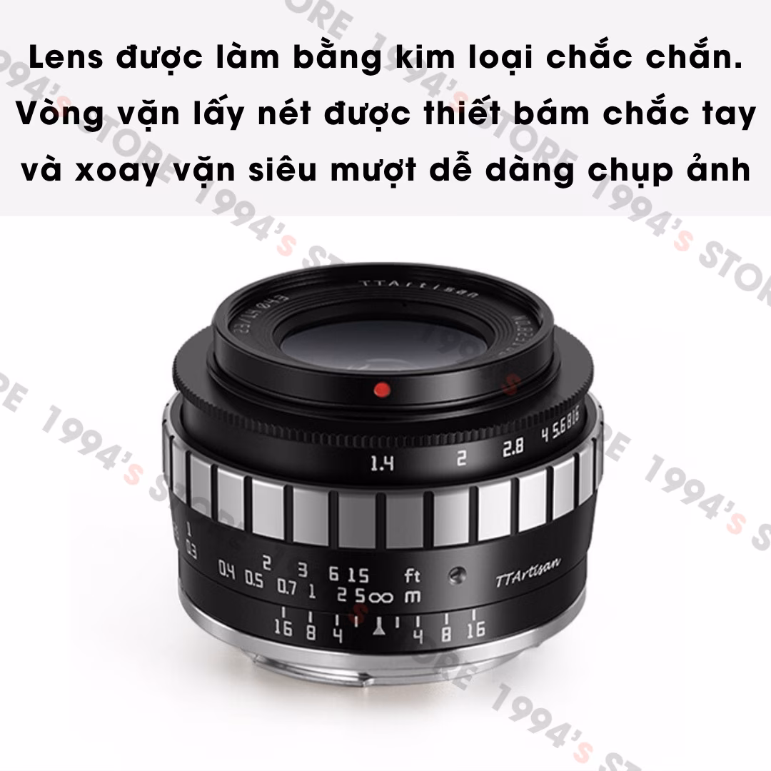 Ống kính TTArtisan 23mm F1.4 góc rộng đa dụng nhỏ gọn khẩu độ lớn