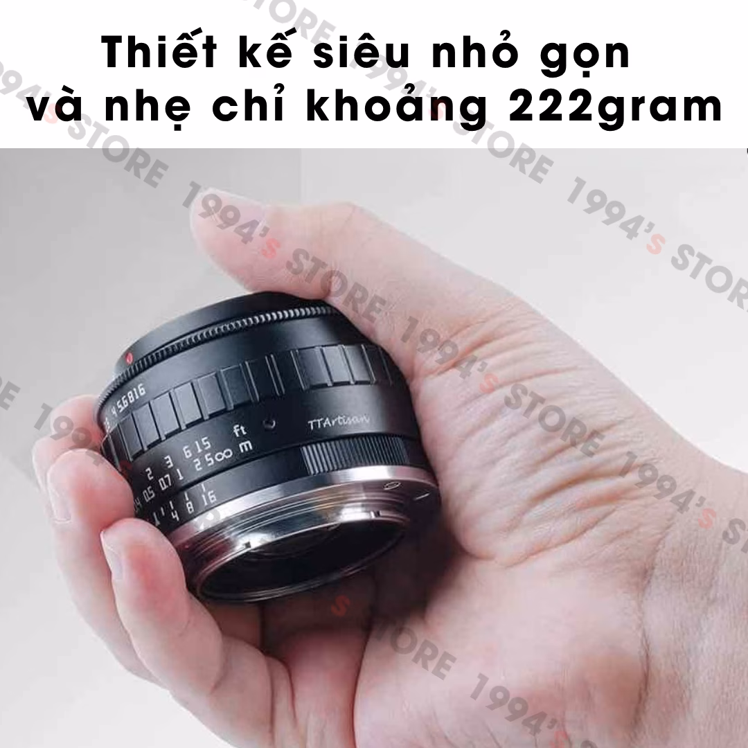 Ống kính TTArtisan 23mm F1.4 góc rộng đa dụng nhỏ gọn khẩu độ lớn