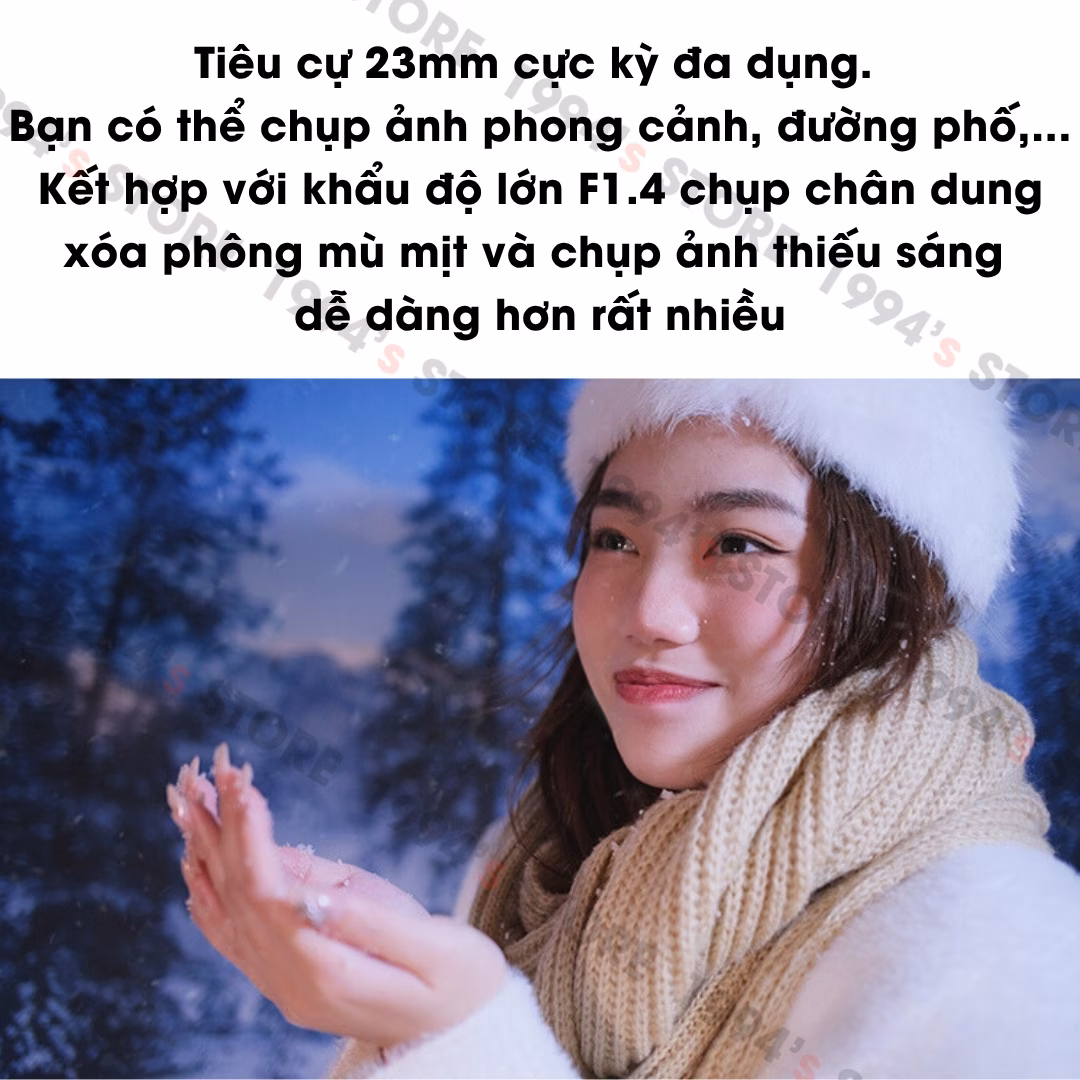Ống kính TTArtisan 23mm F1.4 góc rộng đa dụng nhỏ gọn khẩu độ lớn