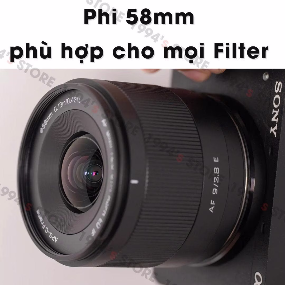 Ống kính siêu rộng 9mm giá rẻ