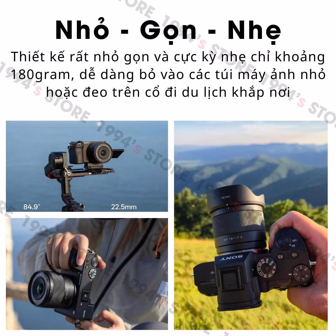 Lens quay vlog góc rộng lấy nét tự động