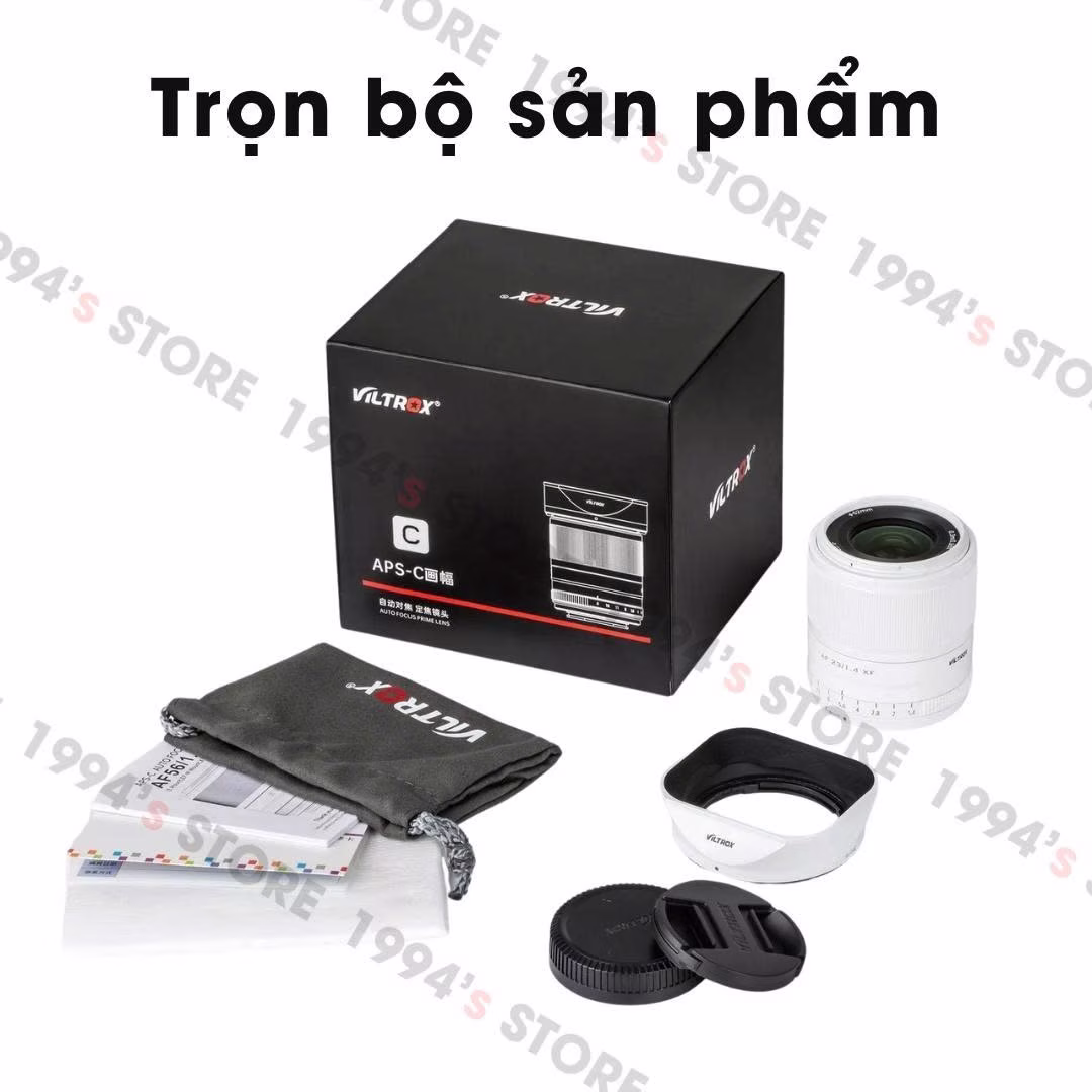 Ống kính Viltrox 23mm màu trắng chụp phong cảnh chân dung