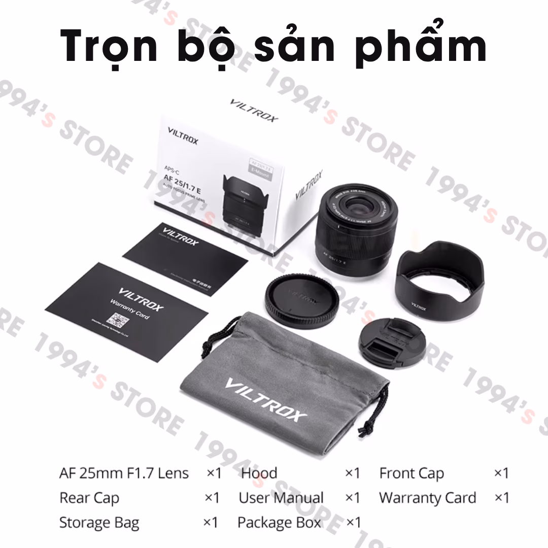 Ảnh chụp thực tế từ Viltrox 25mm F1.7 Air