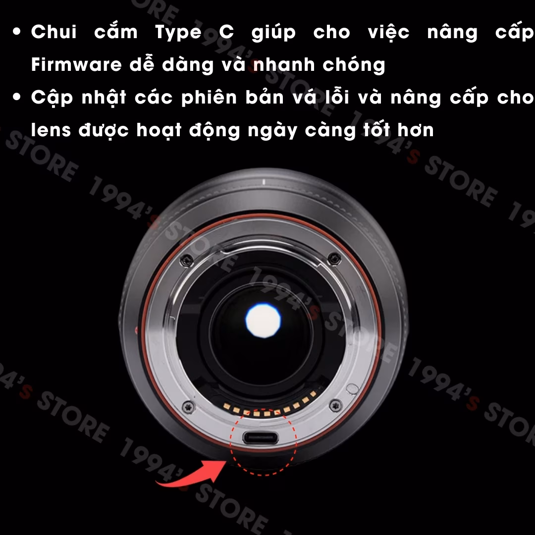 Lens khẩu độ siêu lớn F1.2 Pro