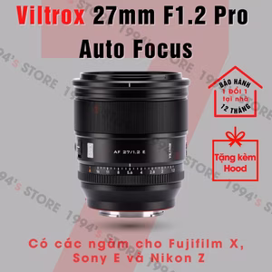 Ống kính Viltrox 27mm F1.2 AF Pro cho Fujifilm/Sony/Nikon