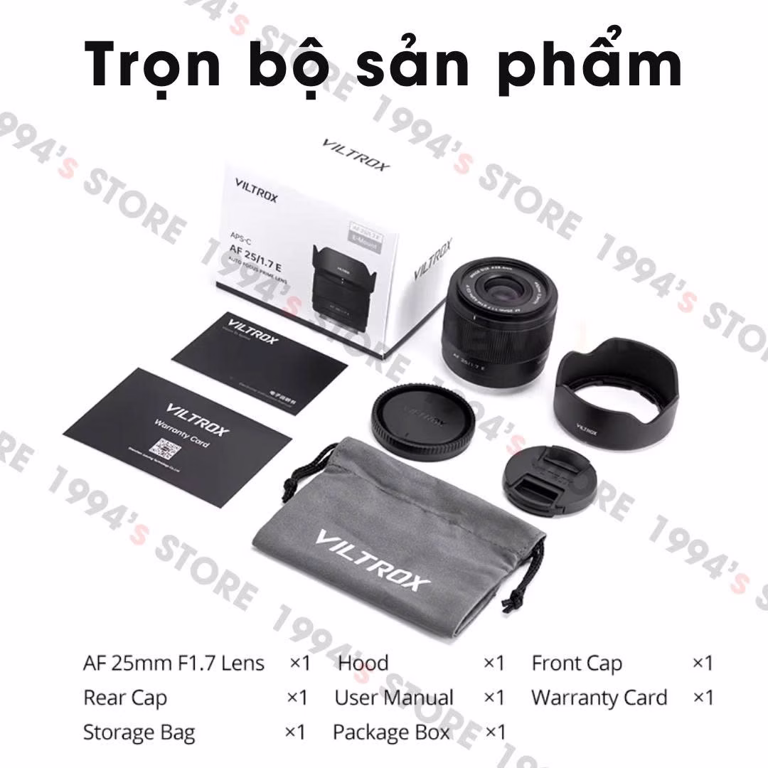 Ống kính Viltrox 25mm màu trắng chụp phong cảnh chân dung