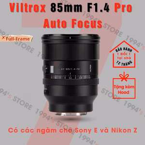 Ống kính Viltrox 85mm F1.4 AF Pro cho Full-Frame Sony E và Nikon Z