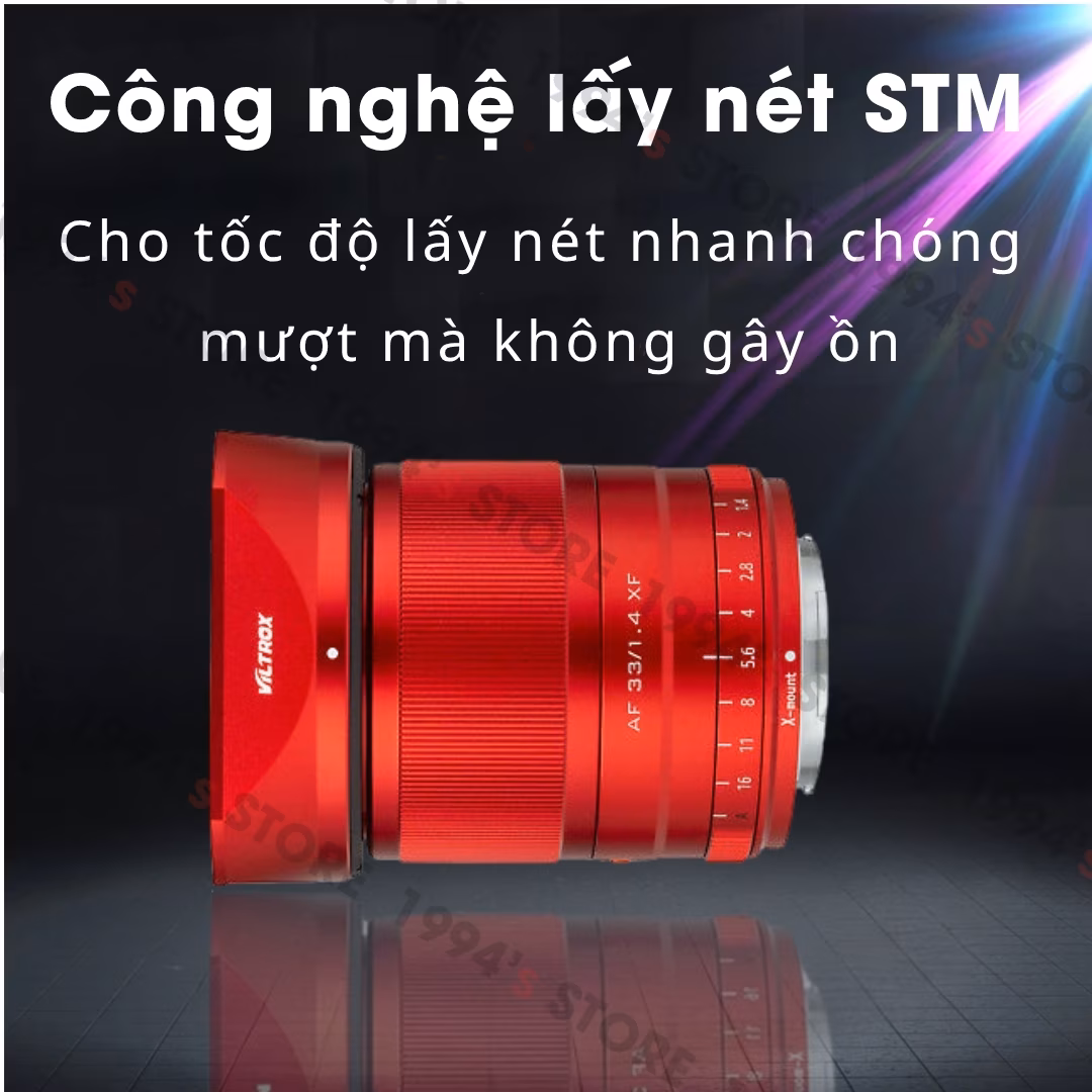 Viltrox 33mm F1.4 bản đặc biệt màu đỏ
