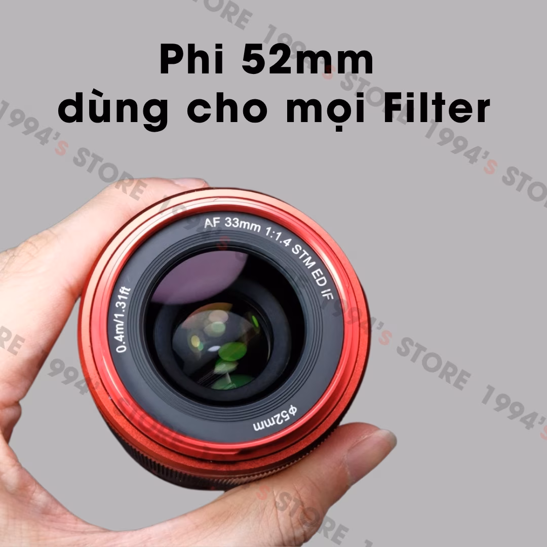 Đánh giá Viltrox 33mm F1.4 Red Limited