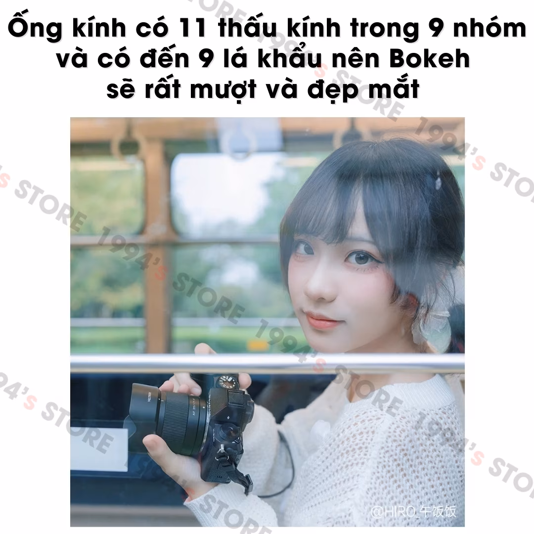 Ống kính Viltrox 35mm F1.7 AF Air đa dụng lấy nét tự động cho Sony/Fujifilm/Nikon