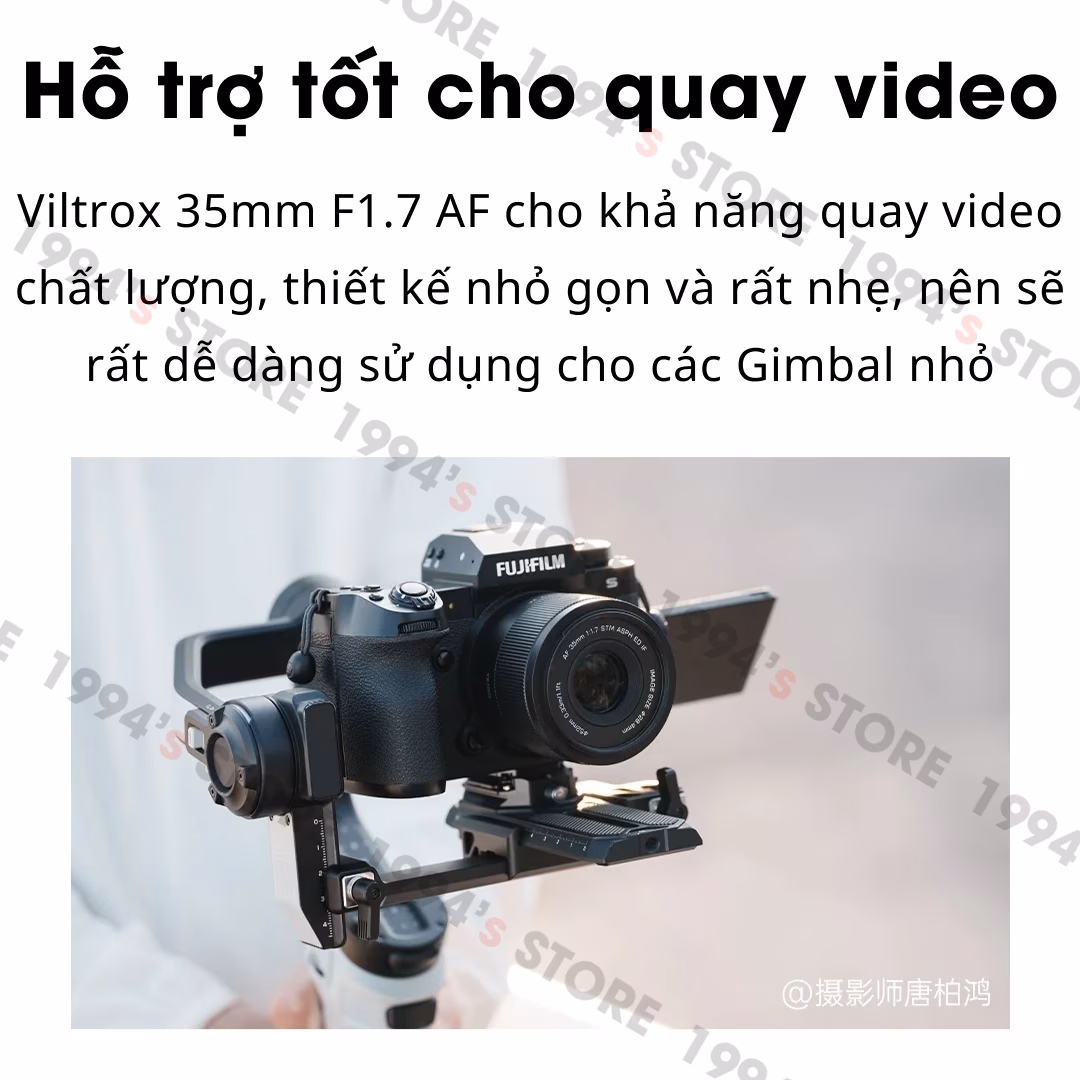 Ống kính Viltrox 35mm F1.7 AF Air đa dụng lấy nét tự động cho Sony/Fujifilm/Nikon