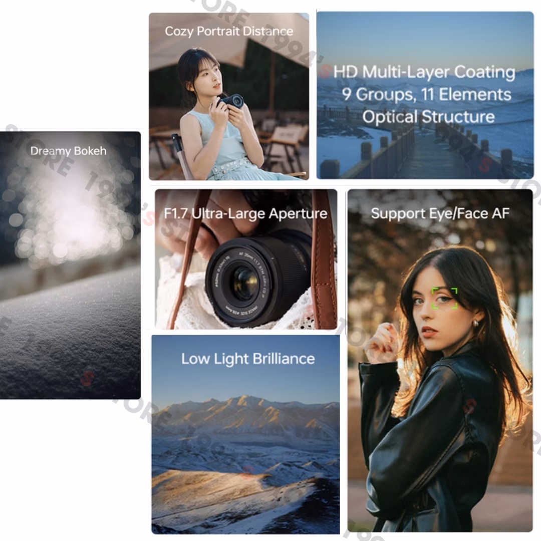 Ống kính Viltrox 35mm F1.7 AF Air đa dụng lấy nét tự động cho Sony/Fujifilm/Nikon