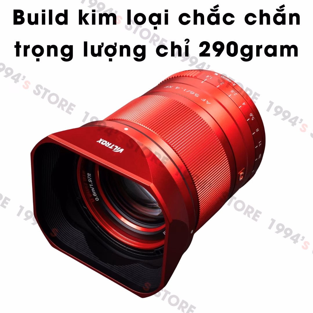 Đánh giá Viltrox 56mm F1.4 Red Limited