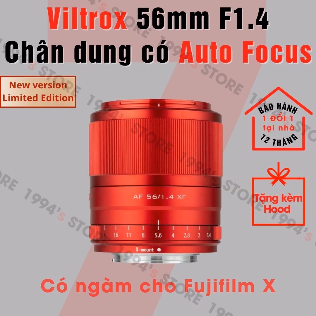 Viltrox 56mm F1.4 AF Red Limited Edition