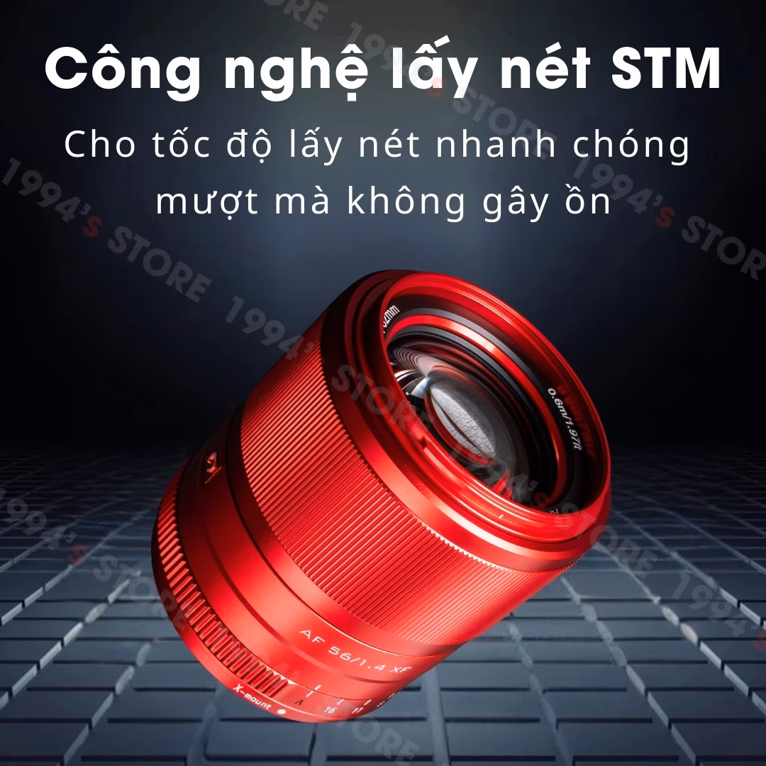 Ống kính Viltrox 56mm F1.4 AF Red Limited Edition (Đỏ) Bản Đặc Biệt Cho Fujifilm X