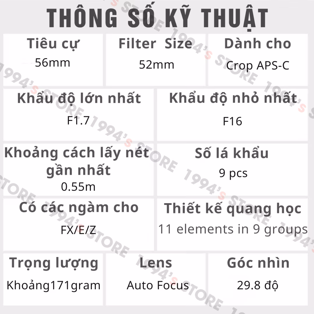 Lens chụp ảnh chân dung xóa phông đường phố