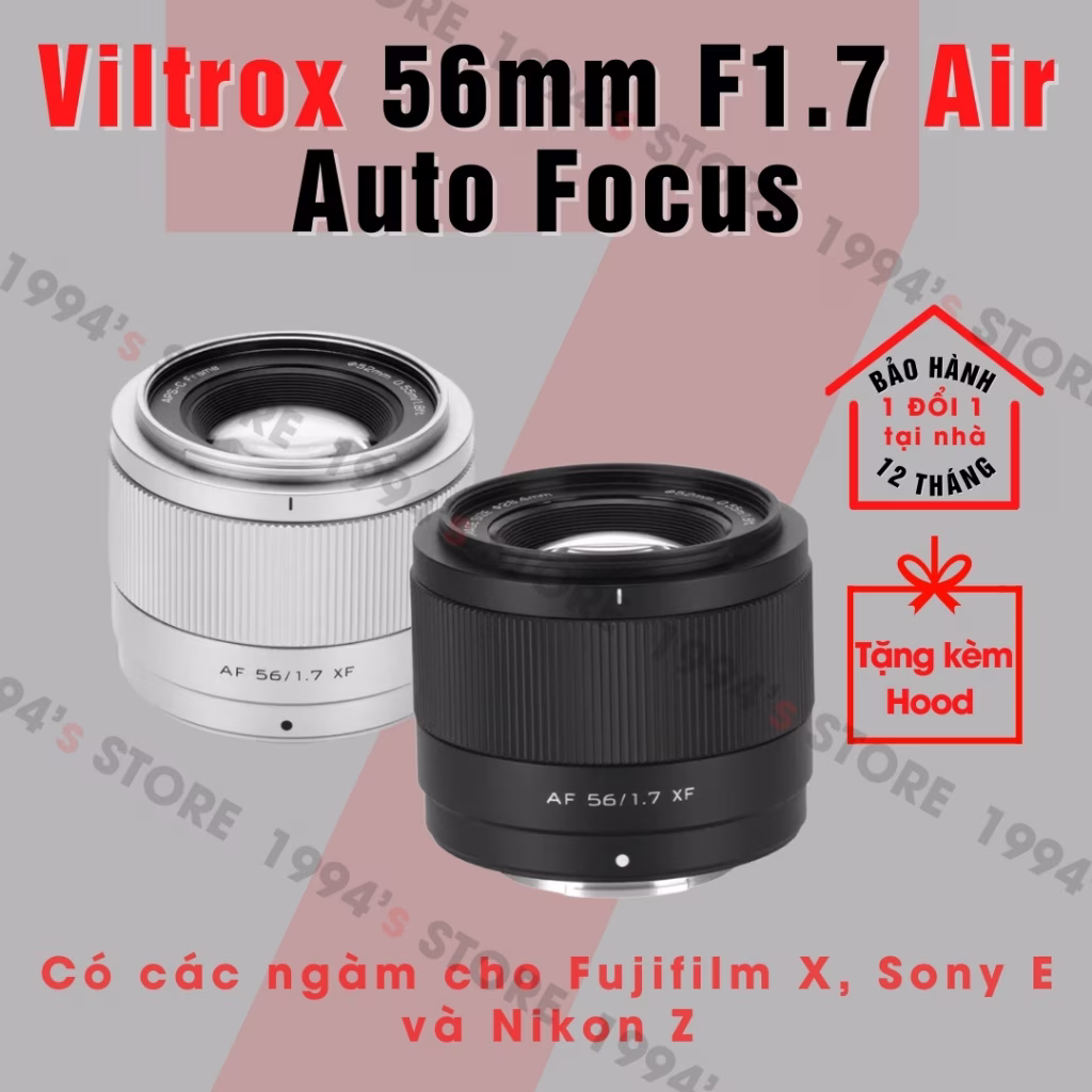 Ống kính Viltrox 56mm F1.7 AF Air - Lens Chân Dung Xóa Phông