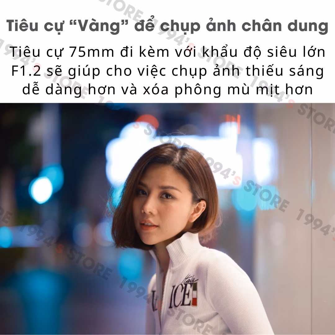Ống Kính Viltrox 75mm F1.2 Pro AF Cho Fujifilm, Sony, Nikon