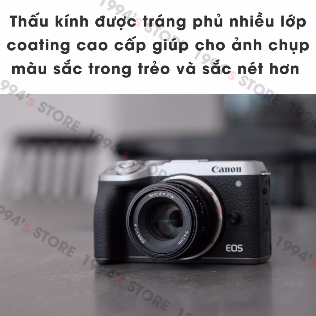 Ống kính Brightin Star 50mm F1.8 chân dung xóa phông