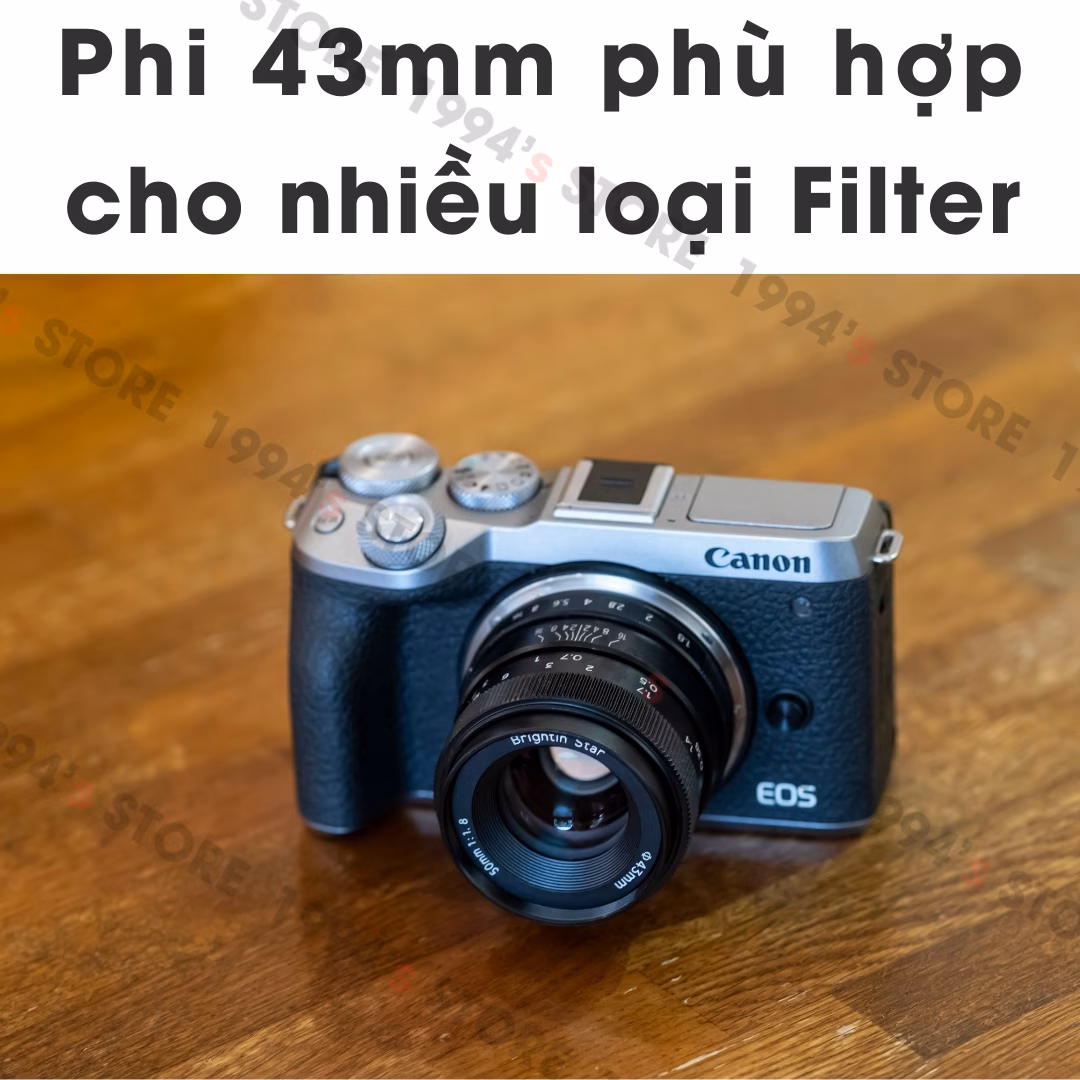 Ống kính Brightin Star 50mm F1.8 chân dung xóa phông