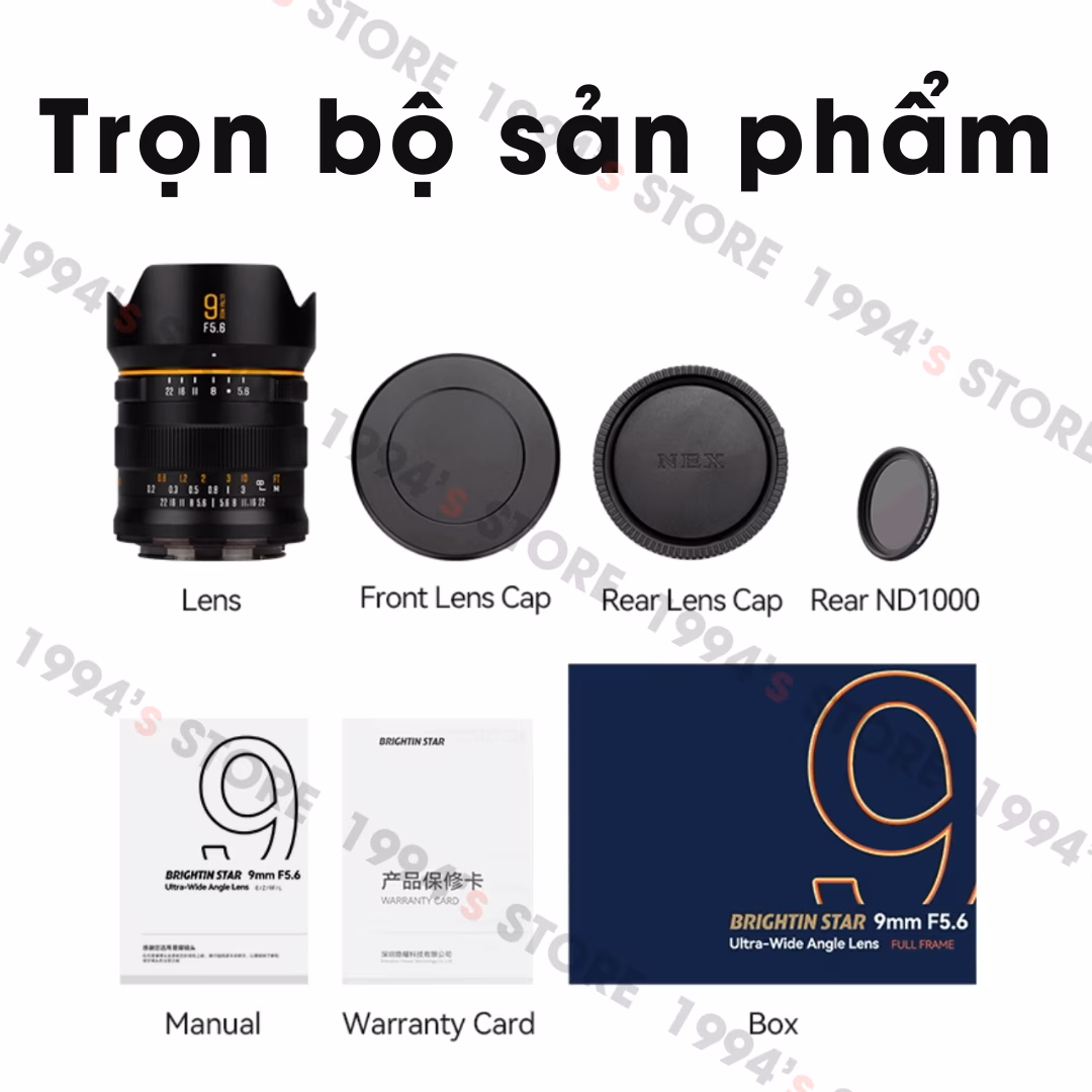 Ống kính phong cảnh kiến trúc không méo hình