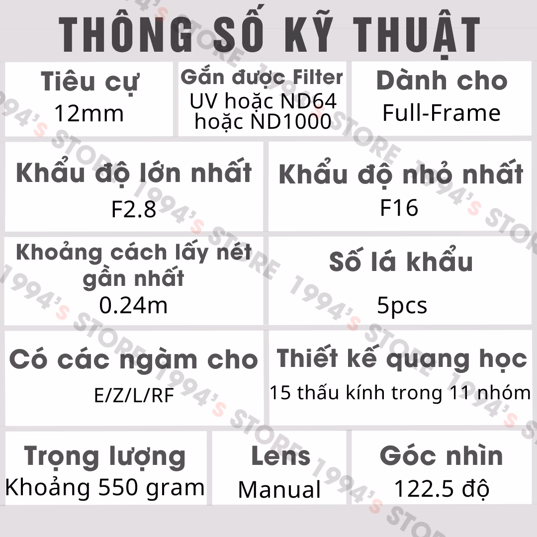 Đánh giá Brightin Star 12mm F2.8 Zero Distortion