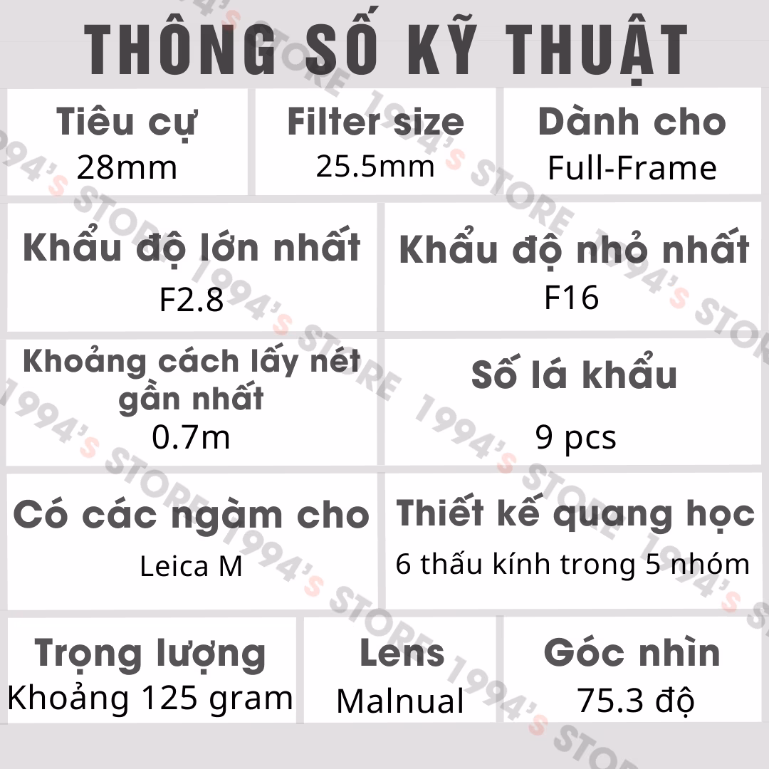 Có nên mua lens Brightin Star 28mm F2.8 không