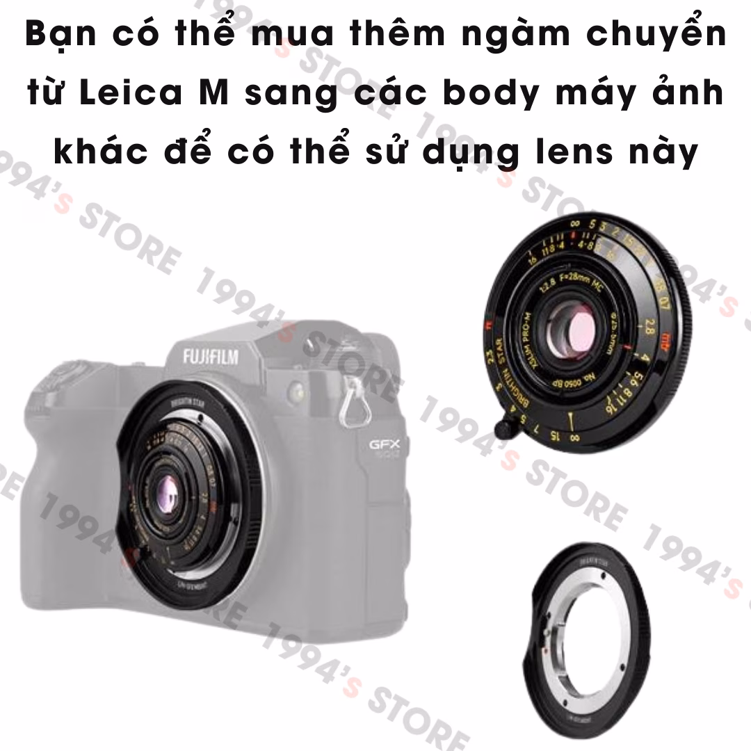 Ống kính Brightin Star 28mm F2.8 Pancake for Leica M