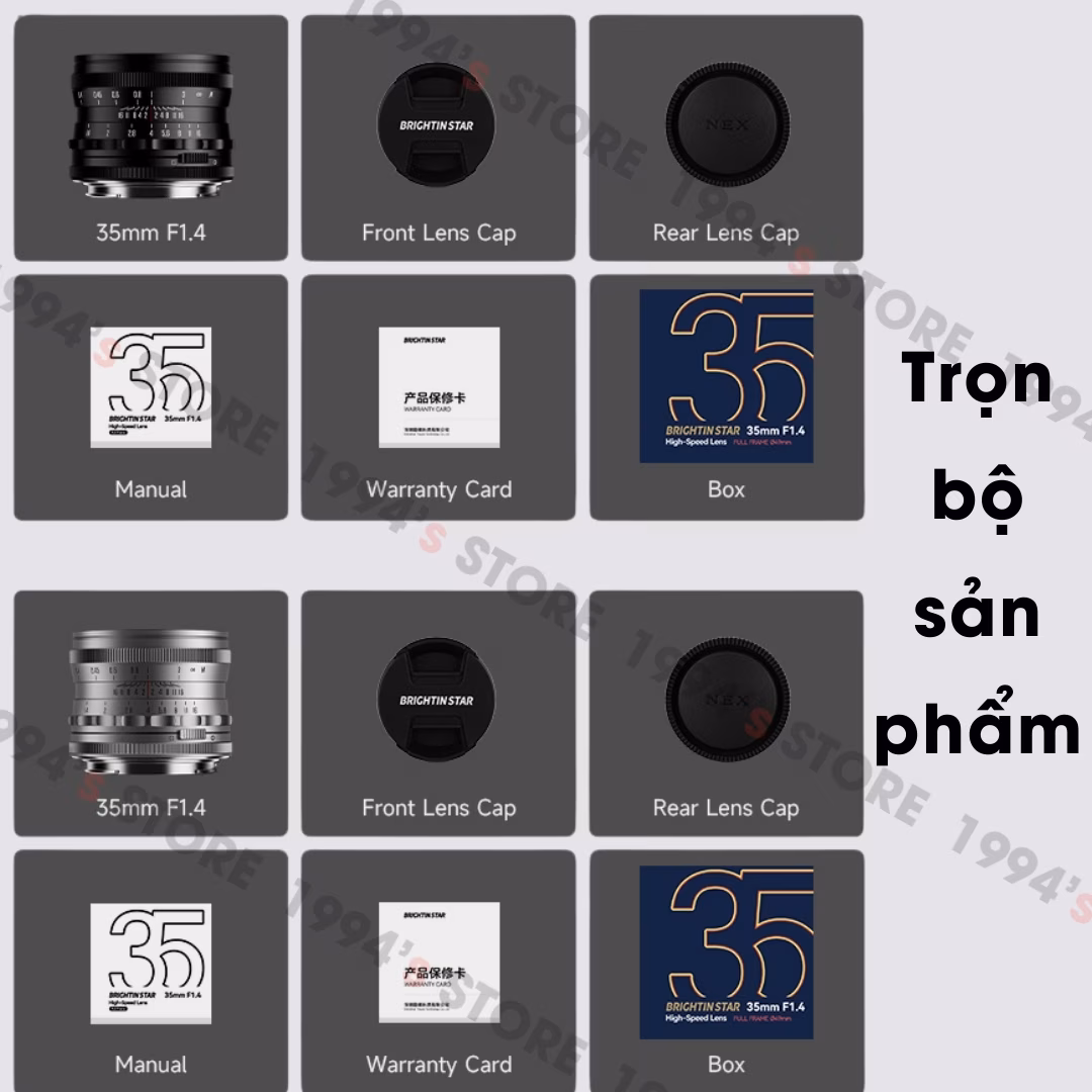Ống kính góc rộng Brightin Star