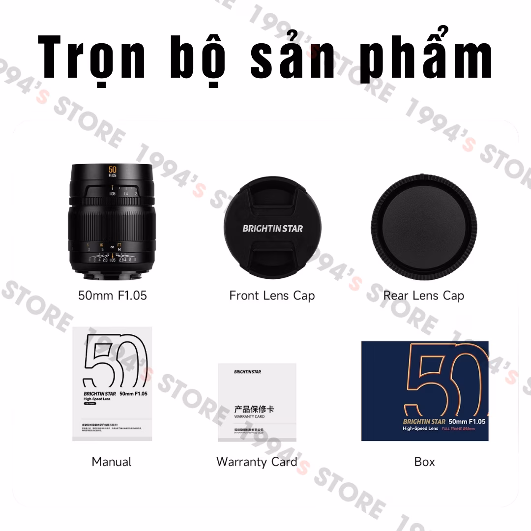 Review lens Brightin Star 50mm