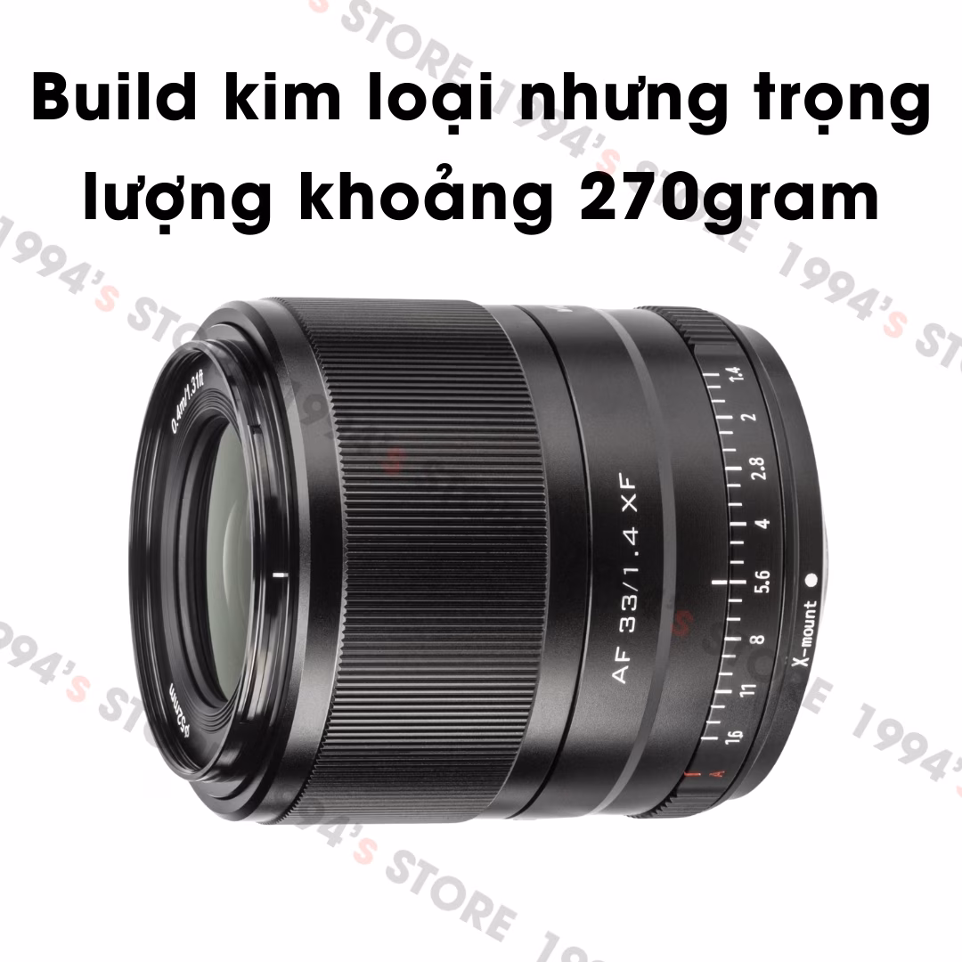Ống kính Viltrox 33mm F1.4 AF cho Fujifilm/Sony/Canon EOS M