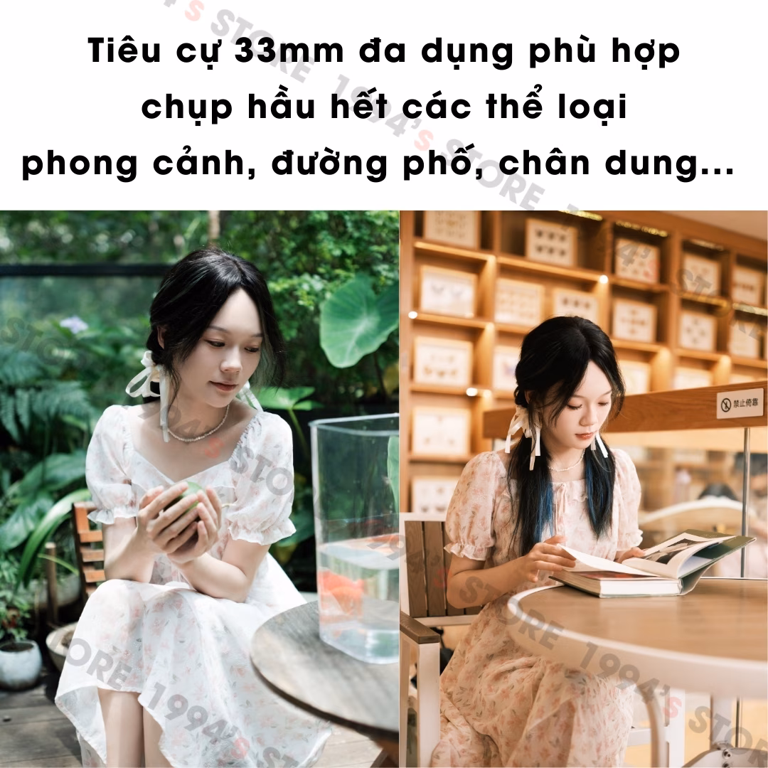 Ống kính Viltrox 33mm F1.4 AF cho Fujifilm/Sony/Canon EOS M