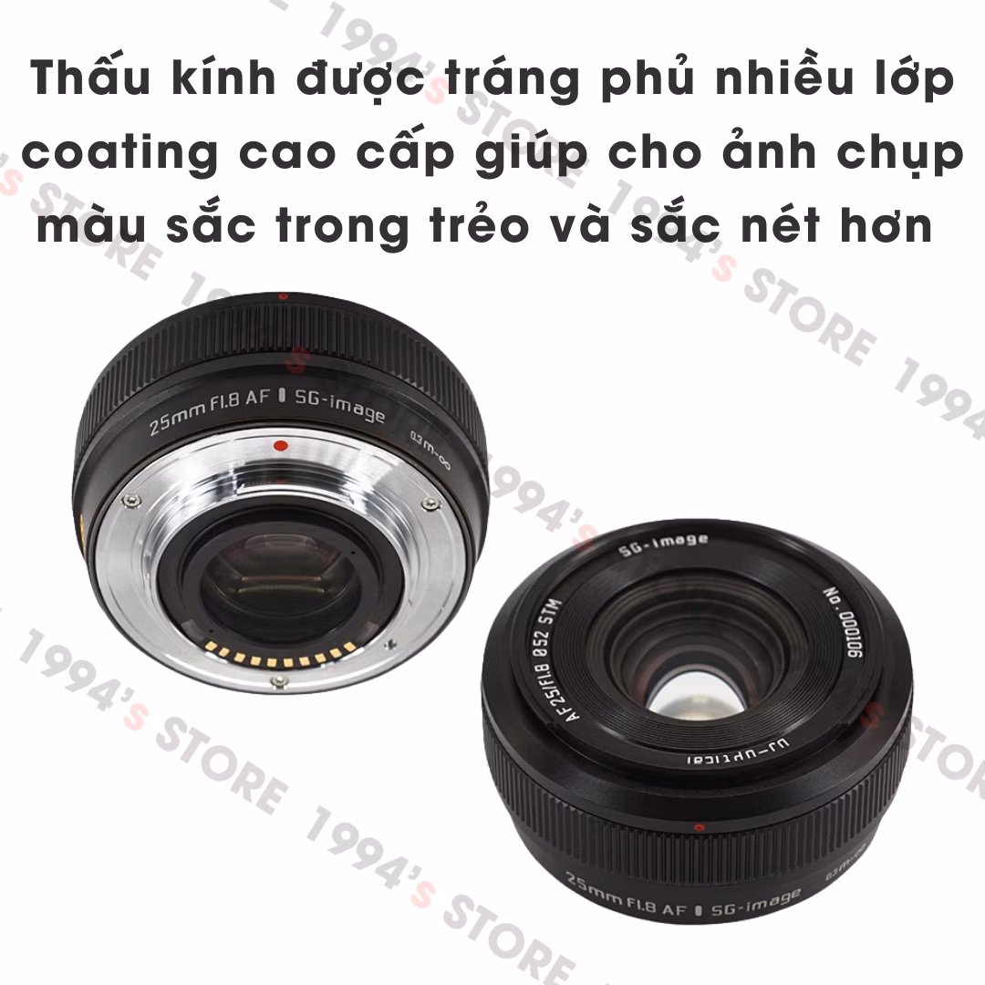 giá ống kính sg image 25mm f1.8