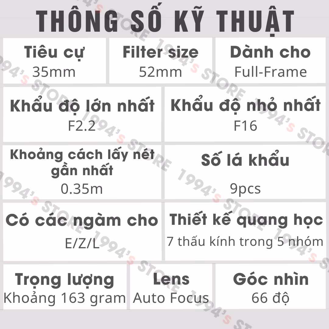 ống kính AF giá rẻ cho Sony e