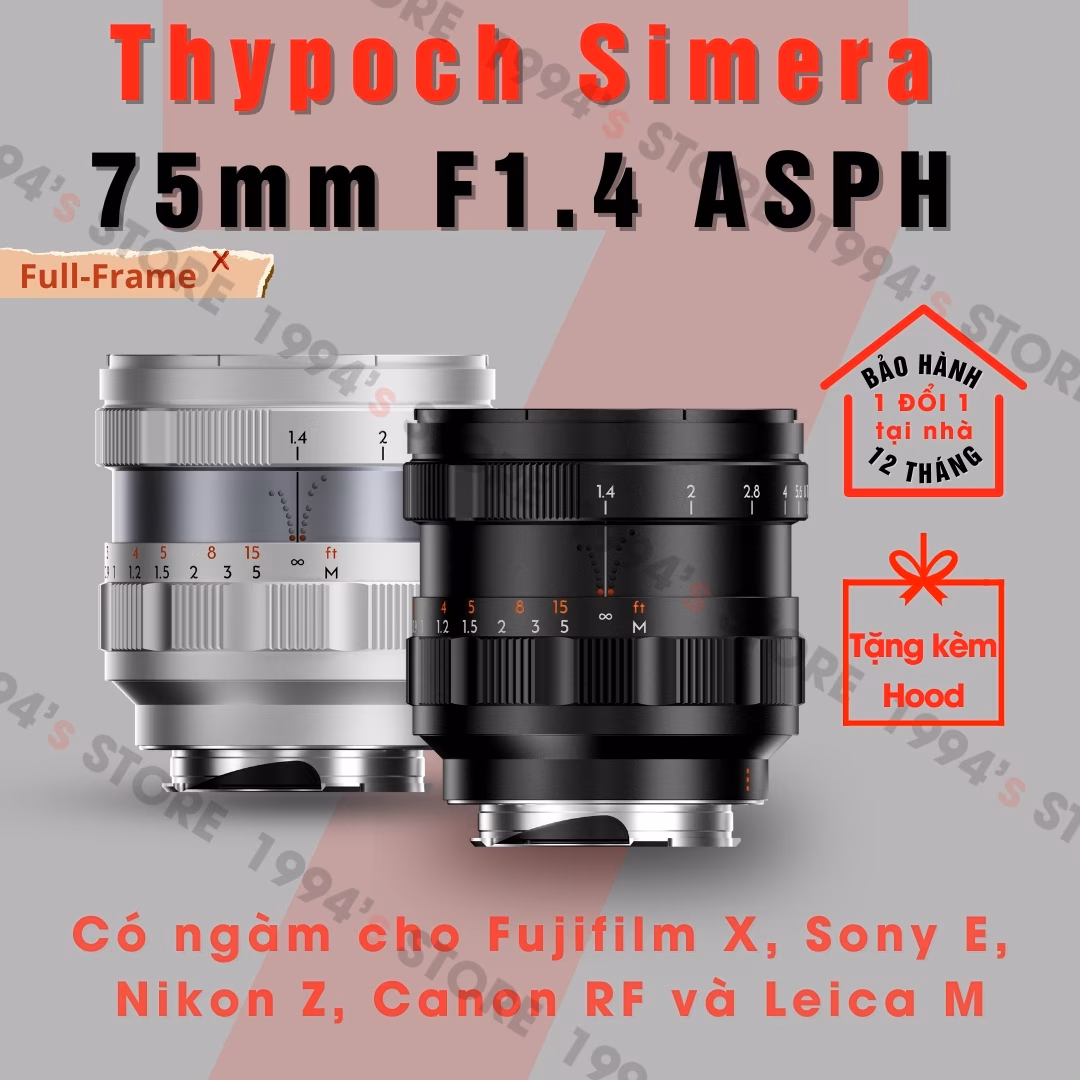 Ống kính Thypoch Simera 75mm F1.4