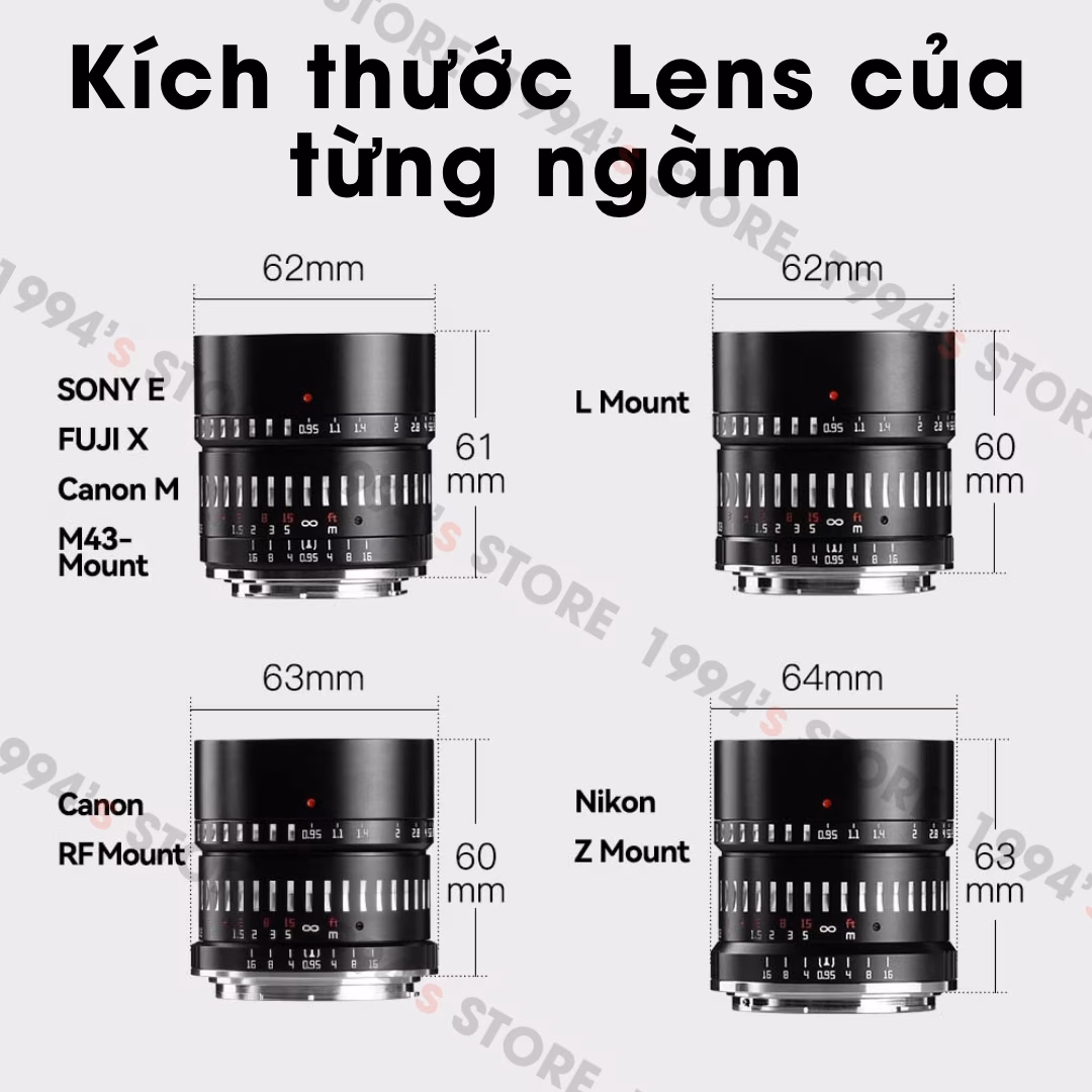 Lens chân dung xóa phông Full-Frame
